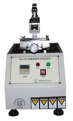 Équipement d'essai de cuir de textile d'appareil de contrôle de bande de frottement de stabilité de couleur pour OIN 11640 SATRA TM 173