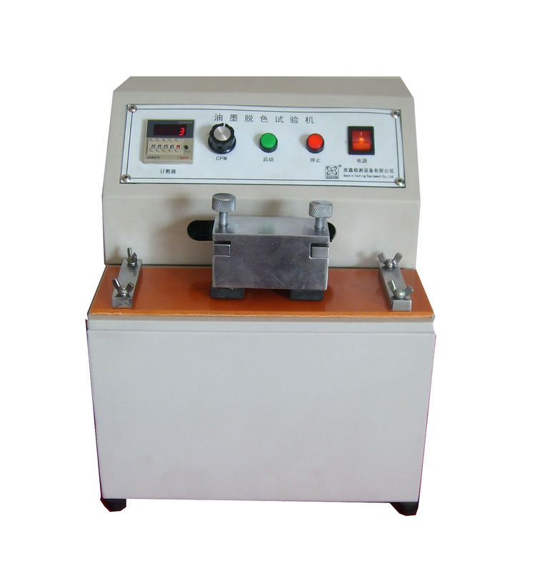 Machine d'essai de résistance de décoloration d'encre d'équipements d'essai de papier d'imprimerie